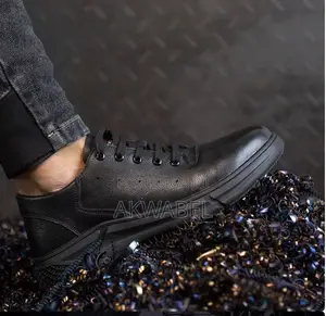 Dinggu Cowhide Leather Low Cut Safety Shoes Anti-Smashing Puncture