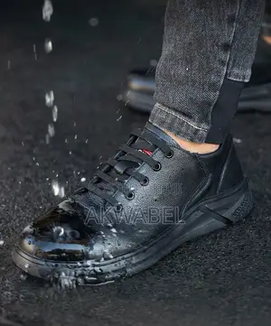 Dinggu Cowhide Leather Low Cut Safety Shoes Anti-Smashing Puncture