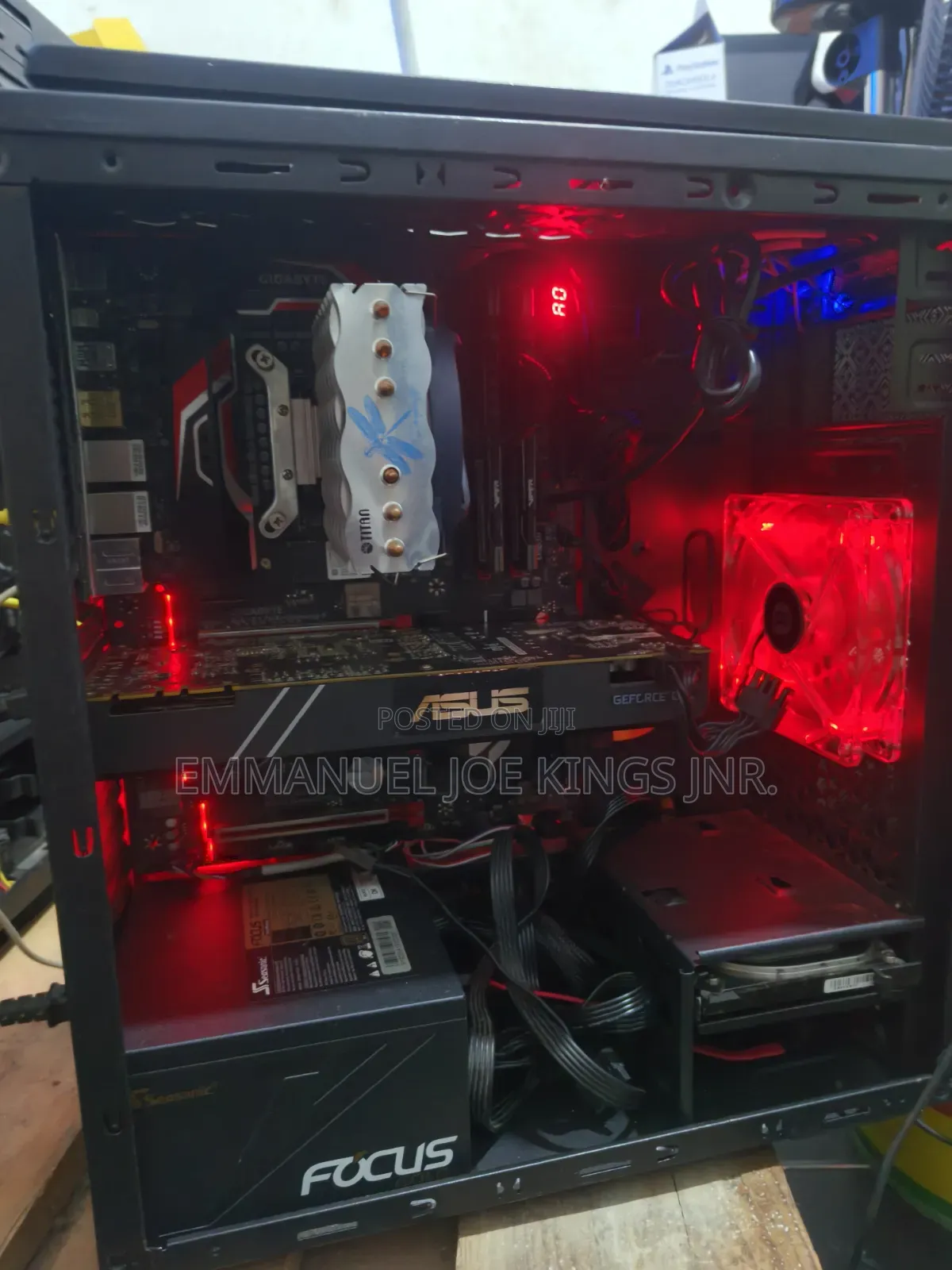 Gaming PC I7 Gigabyte 2170x Gaming 5 Motherboard Atx PC Case