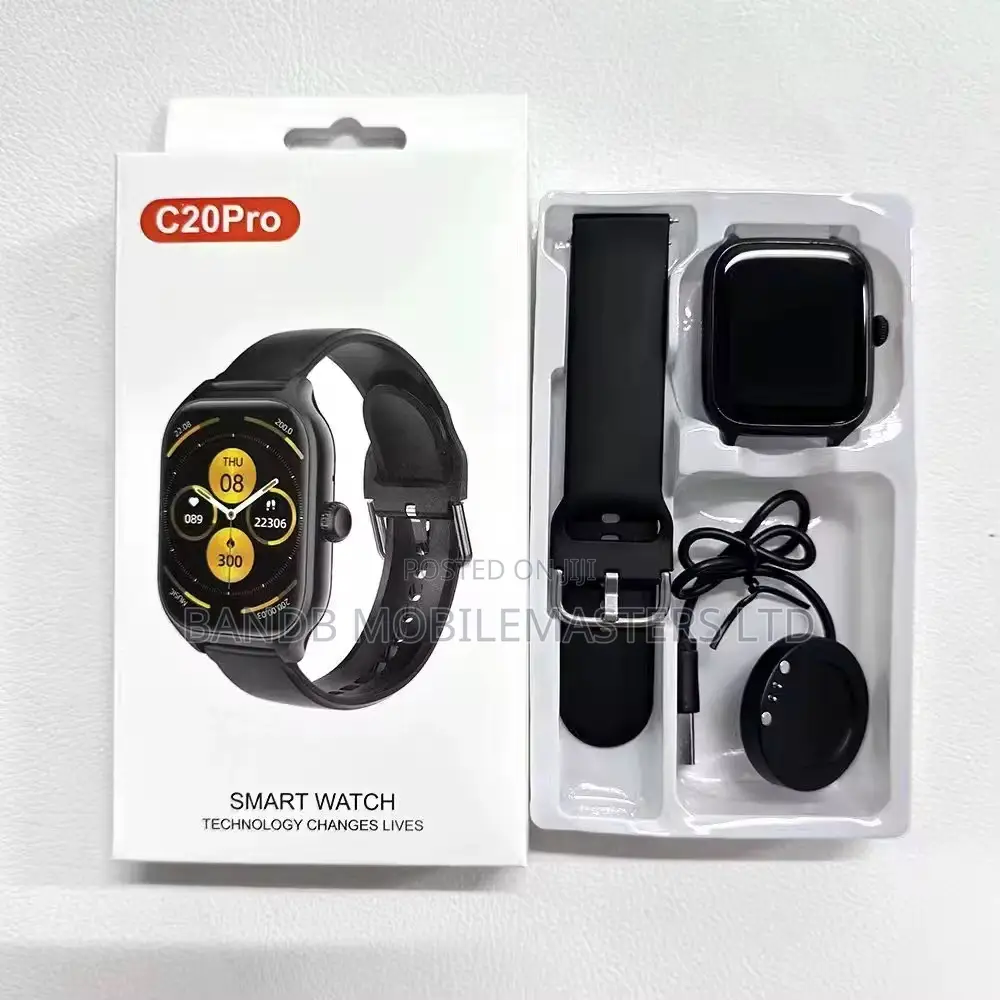 C20 Pro Smart Watch 1.73” Bluetooth for Android iPhone