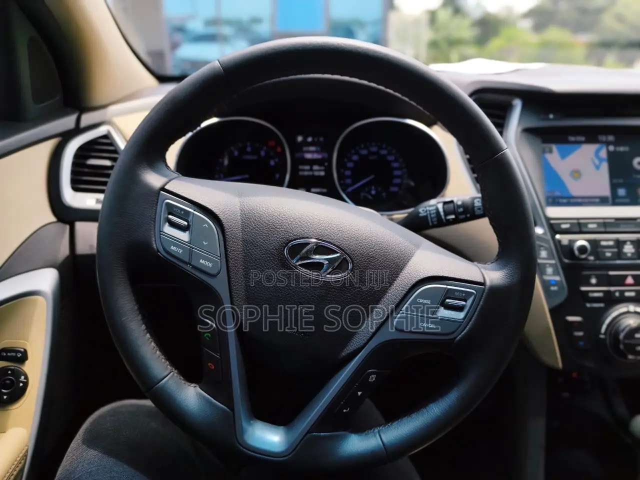 Hyundai Santa Fe Limited AWD 2017 White