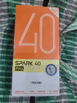 New Tecno Spark 40 Pro+ 256 GB Black