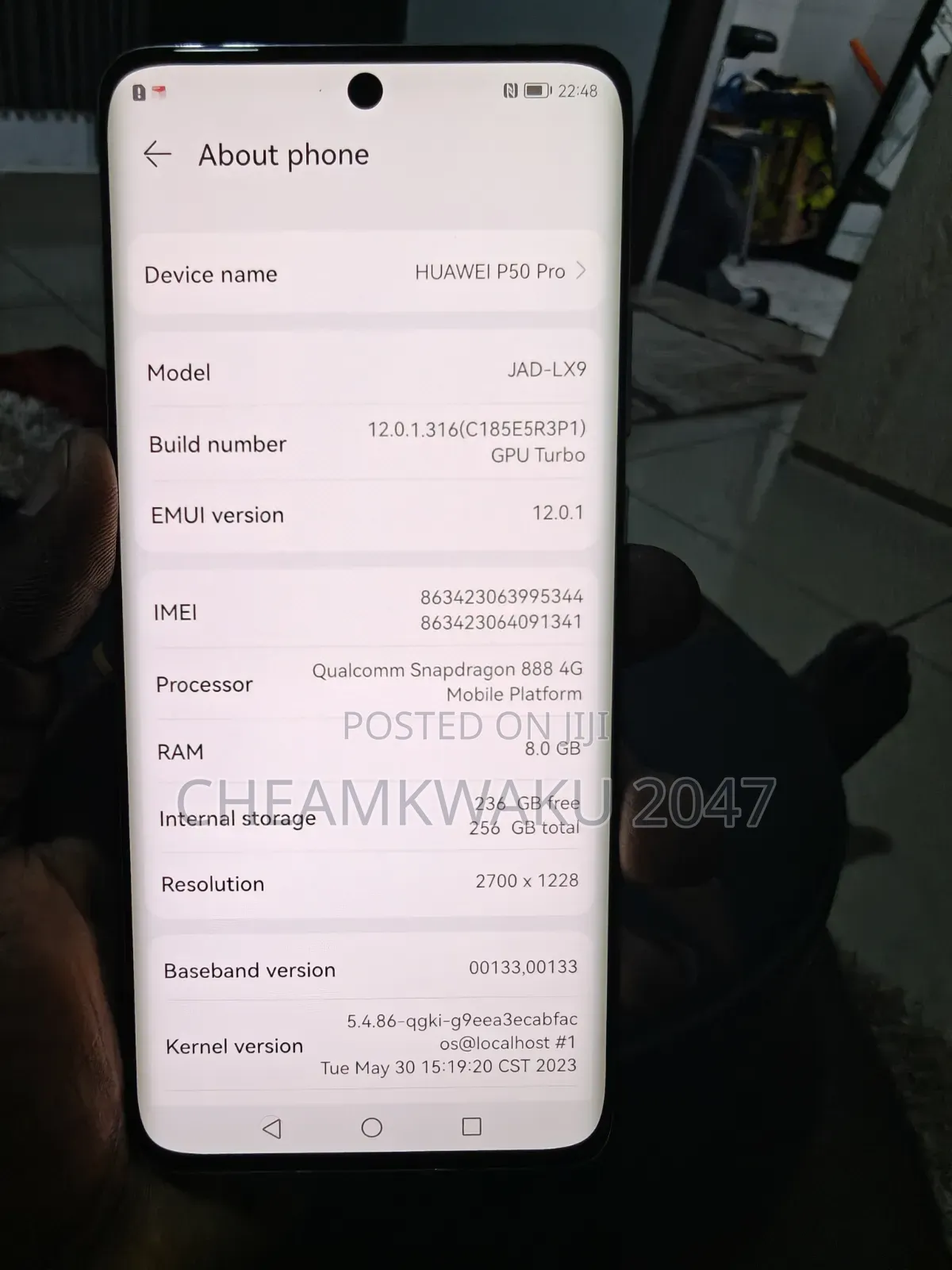 Huawei P50 Pro 256 GB White