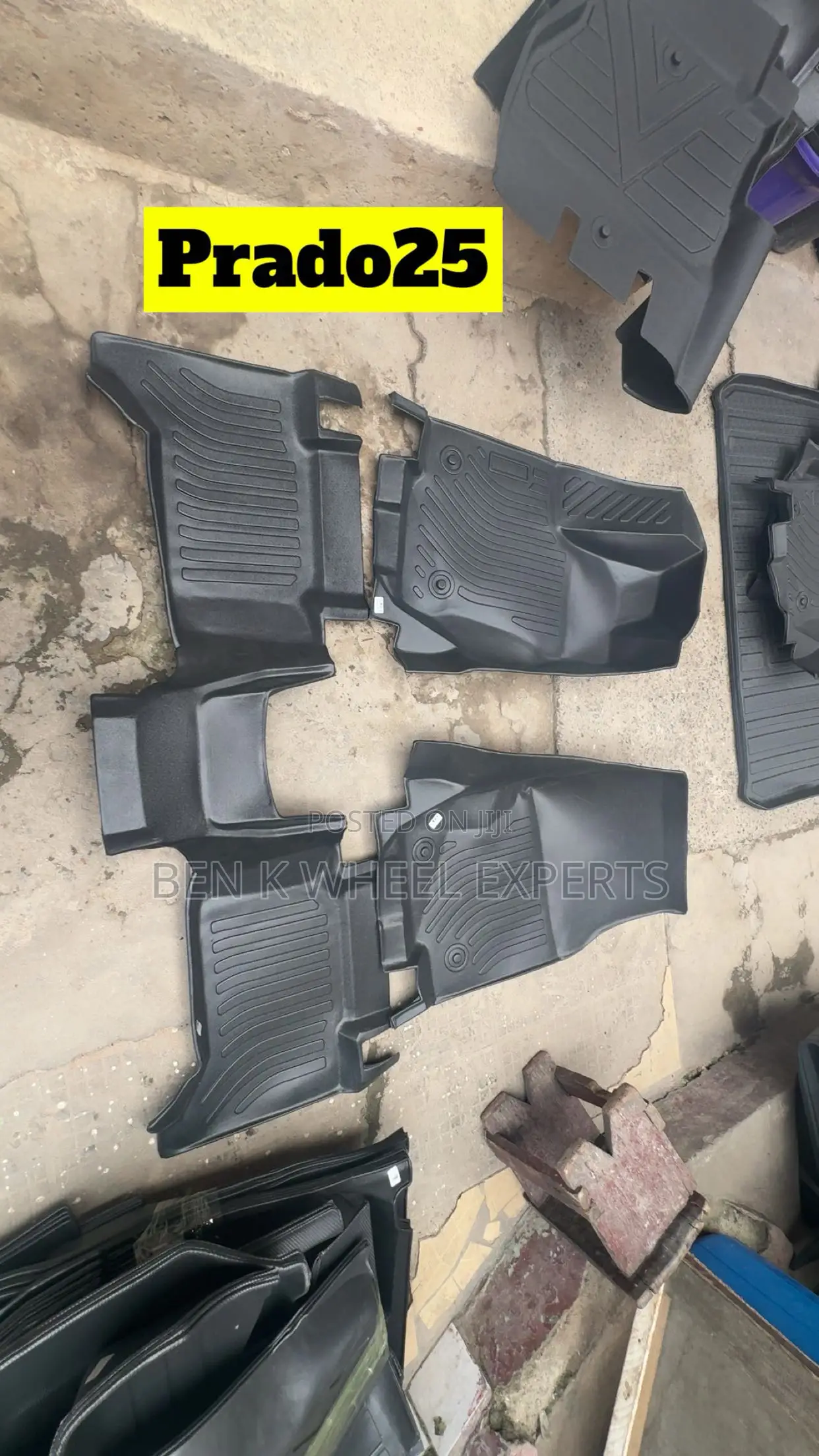 Toyota Prado 2023-25 Water Proof Floor Mat