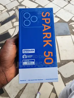 New Tecno Spark 50 128 GB Black