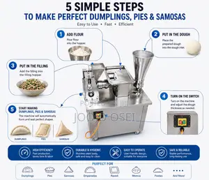 Automatic Dumpling, Pie Samosa Making Commercial Machine