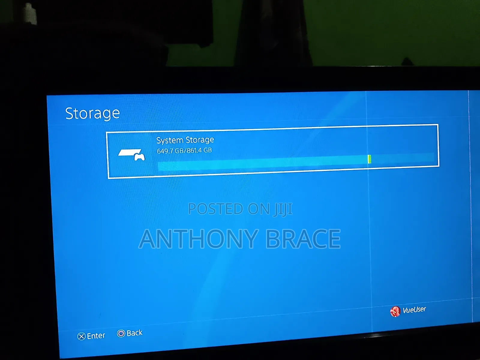 U.K Used Ps4 Slime Console Very Neat and Loaded With 11Games for Sale