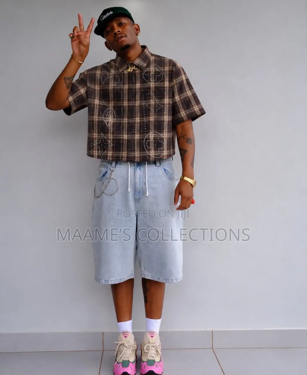 Men’s Crop Shirts | Short Sleeve | Multiple Colors Available
