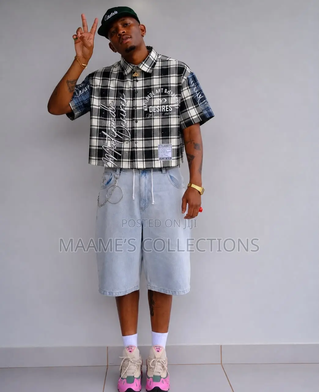 Men’s Crop Shirts | Short Sleeve | Multiple Colors Available