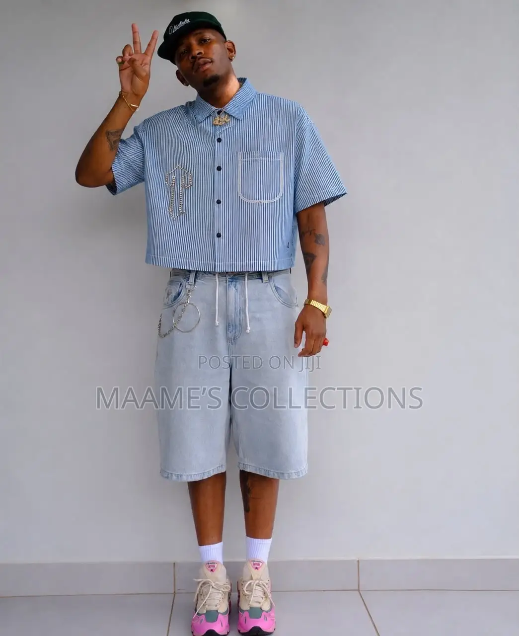 Men’s Crop Shirts | Short Sleeve | Multiple Colors Available