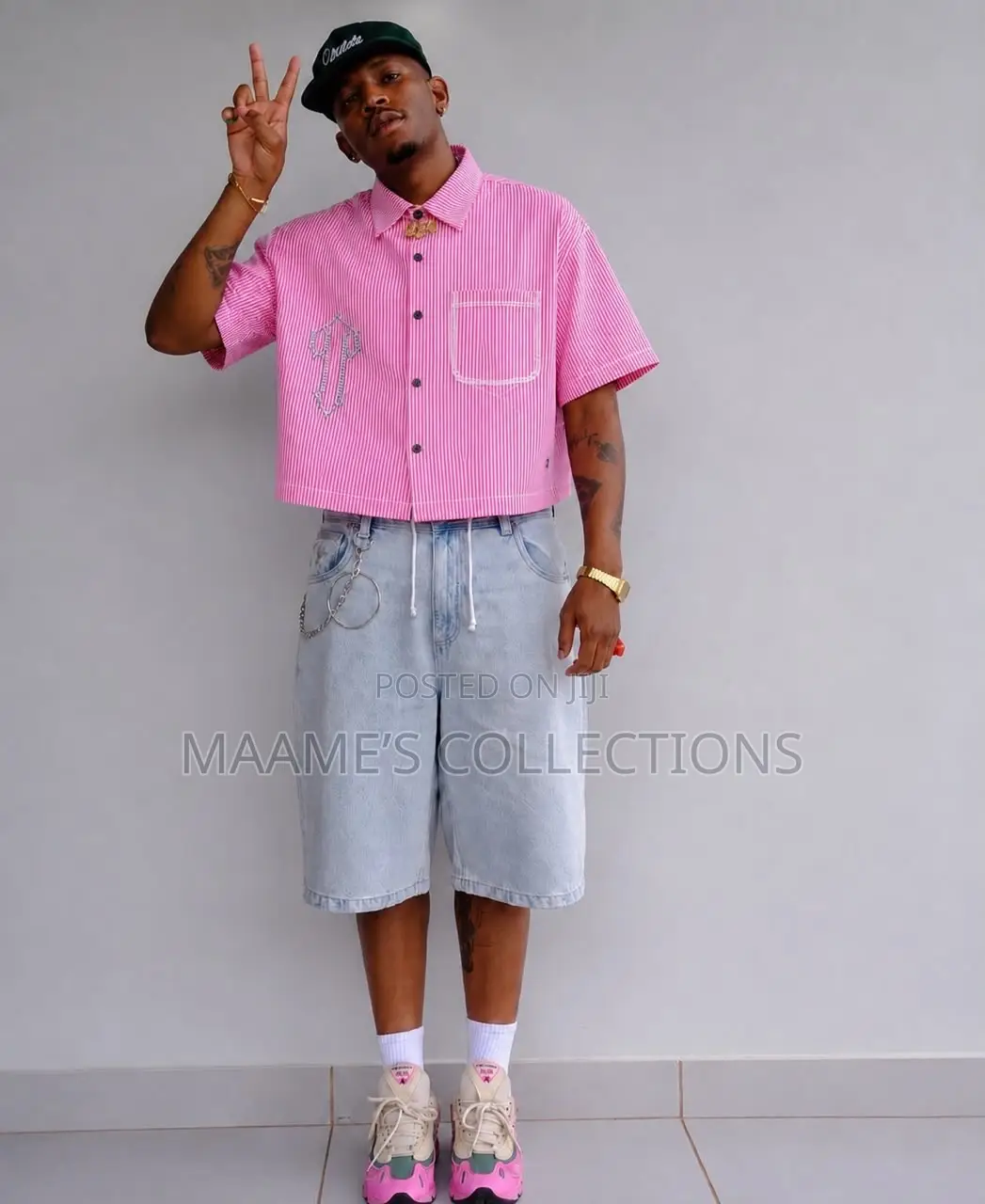 Men’s Crop Shirts | Short Sleeve | Multiple Colors Available