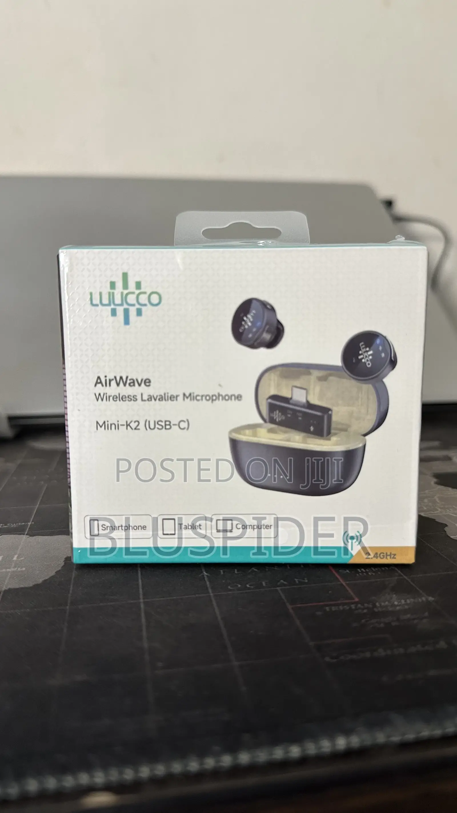 Lucco Airwave Mini- (USB-C) Wireless Lavalier Microphone