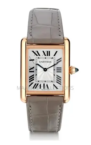 Cartier Tank Louis Style Leather Watch – Luxury Design