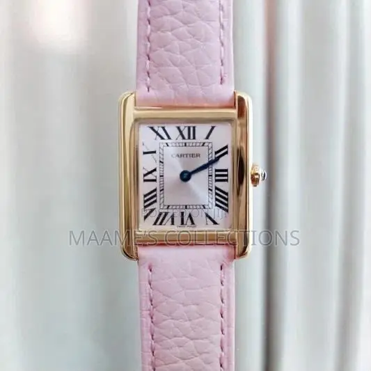 Cartier Tank Louis Style Leather Watch – Luxury Design