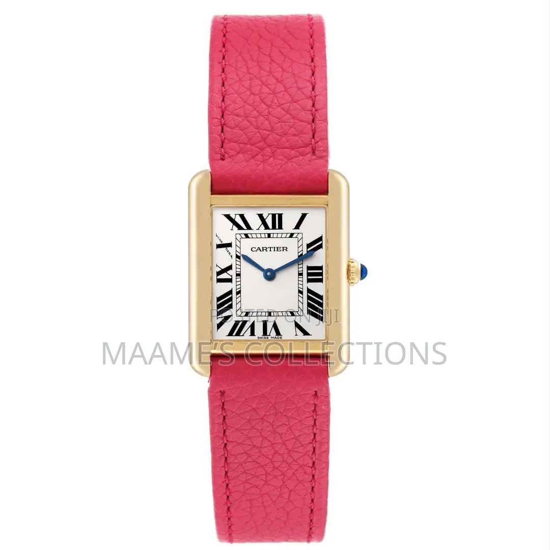 Cartier Tank Louis Style Leather Watch – Luxury Design