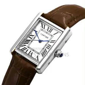 Cartier Tank Louis Style Leather Watch – Luxury Design