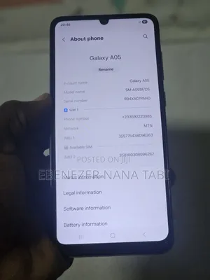 Samsung Galaxy A05 64 GB Black