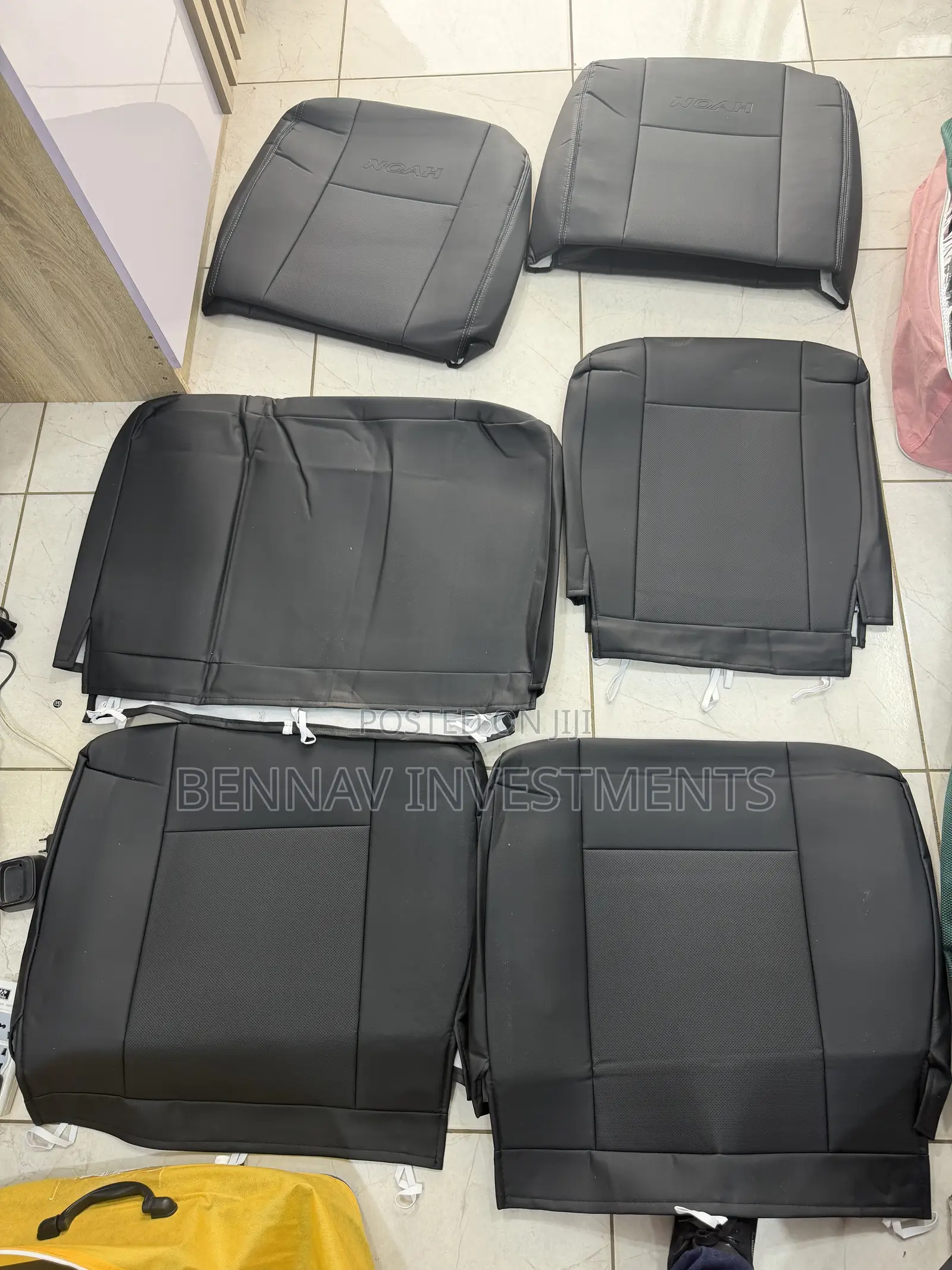 Leather Seat Cover Set for Toyota Voxy 2008 to 2017
