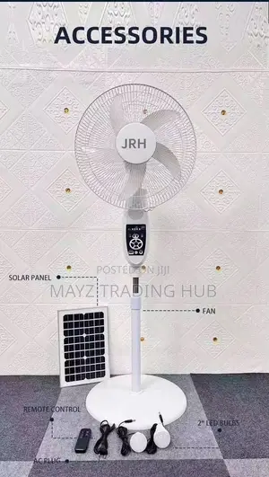 Rechargeable Solar Fan