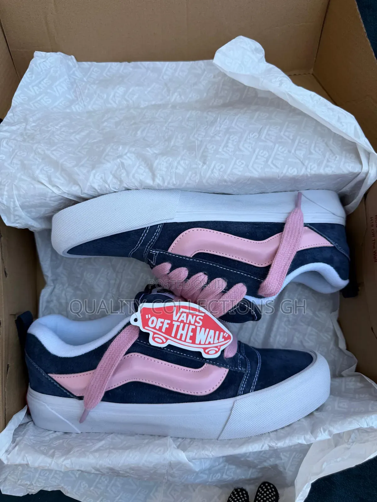 Vans Knu Skool Blue/Pink