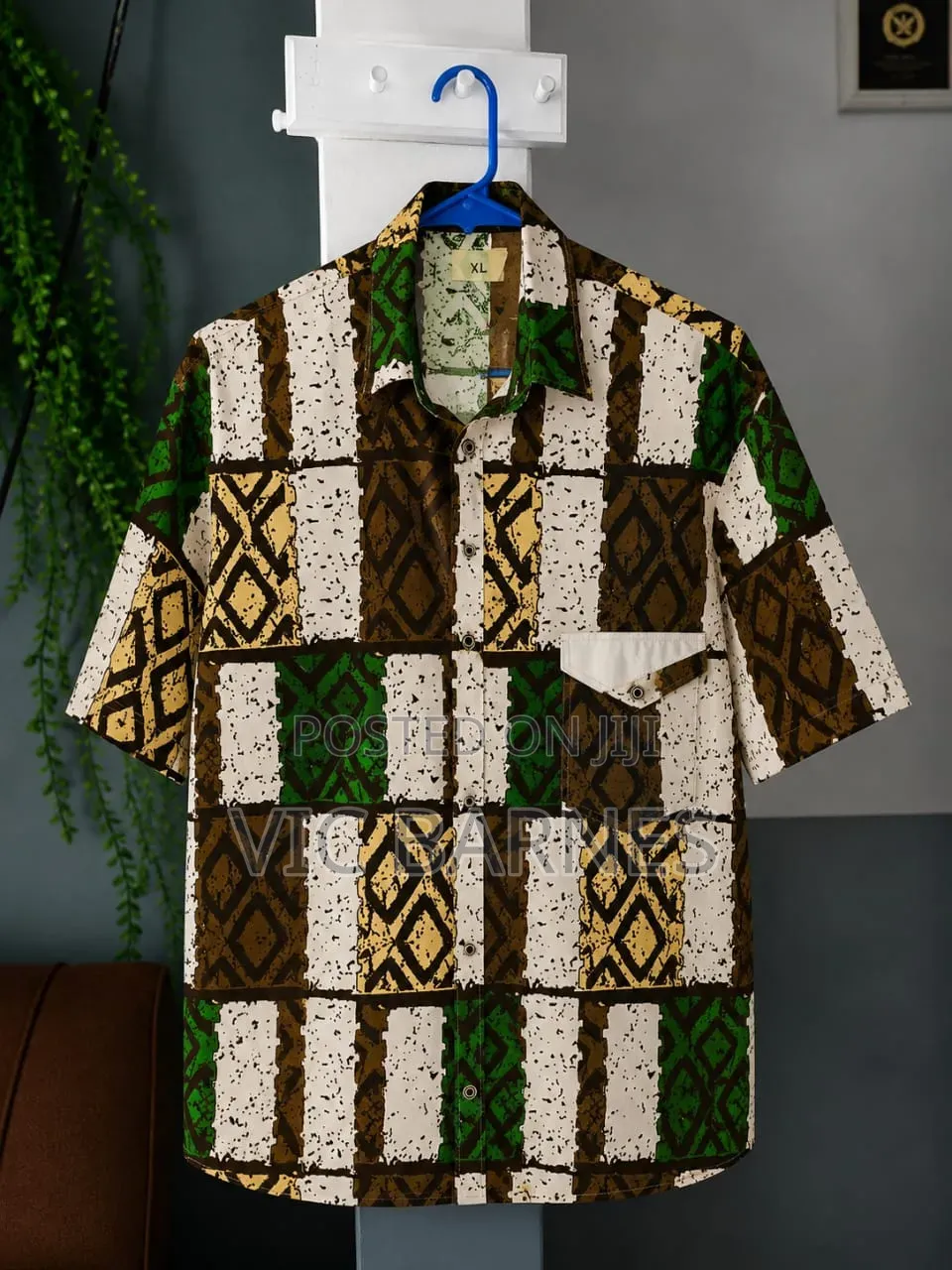 Premium Men’s Woodin African Shirt – VIC BARNES KLODING