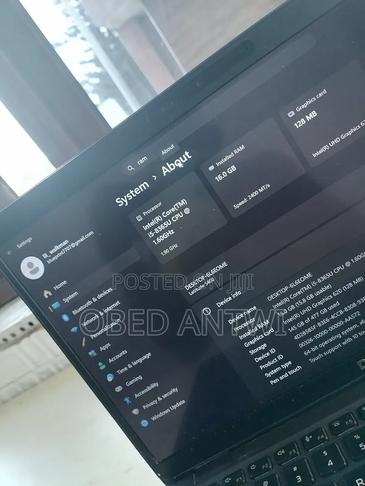 New Laptop Dell Latitude 5400 16GB Intel Core i5 SSD 512GB