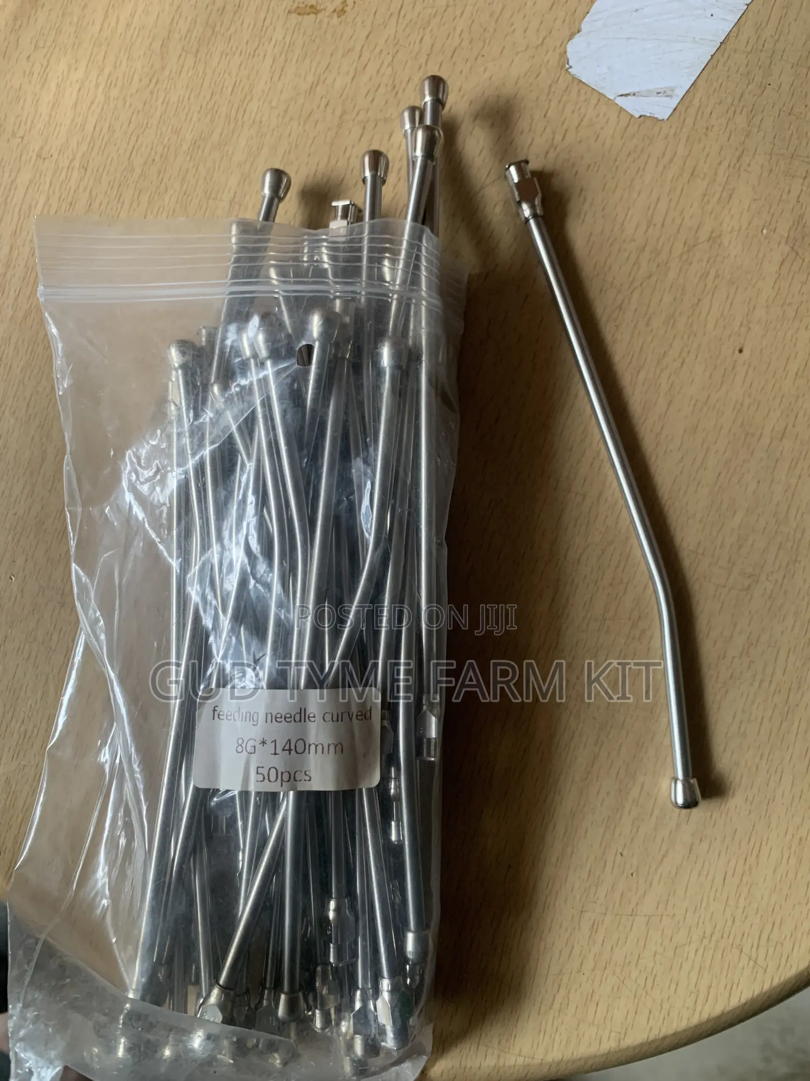 Feeding Needle Curved for Livestock