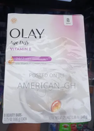 Olay Age Defy Vitamin E Bar Soap, 8pack
