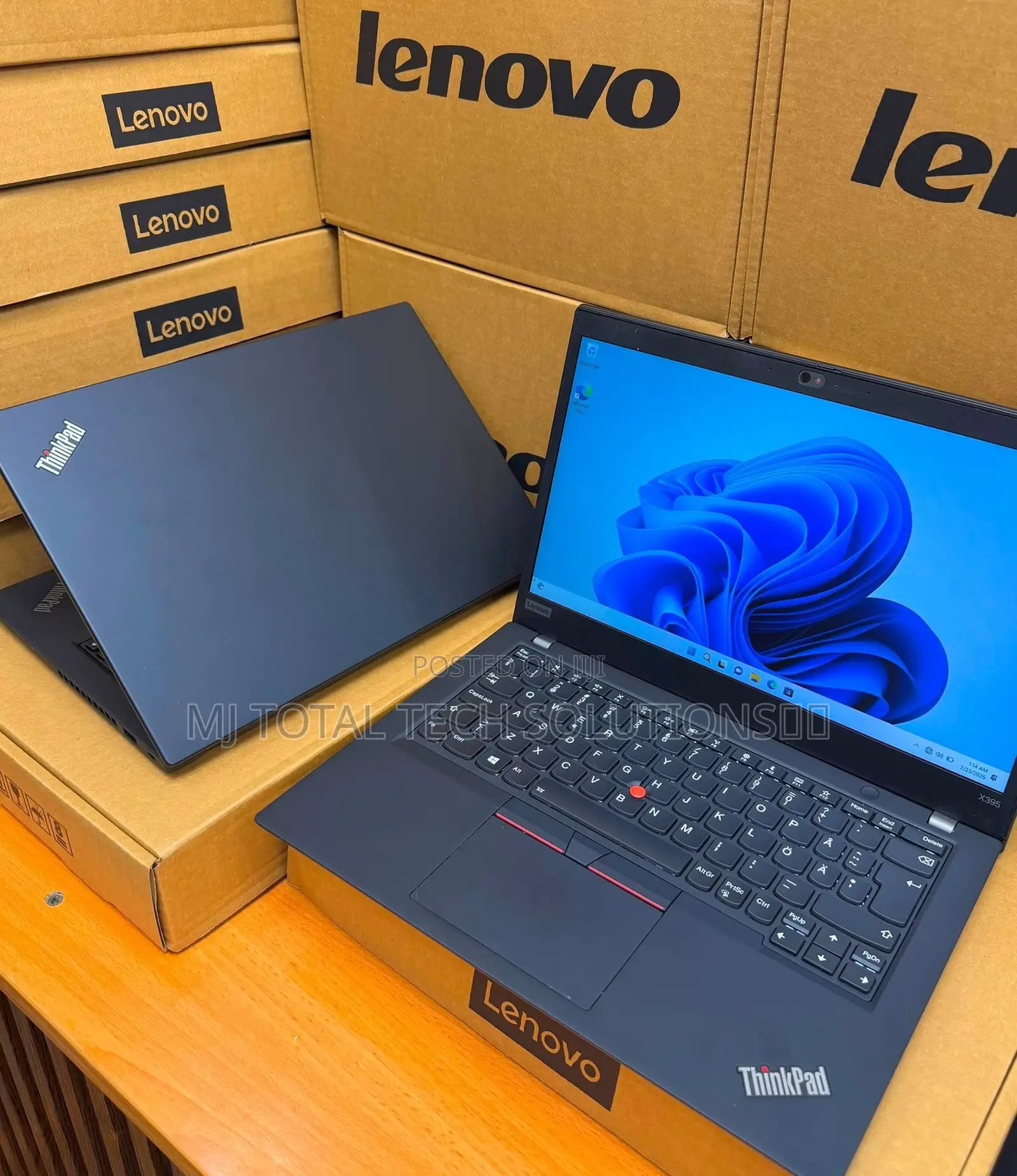 New Laptop Lenovo ThinkPad x395 16GB AMD Ryzen 5 SSD 256GB