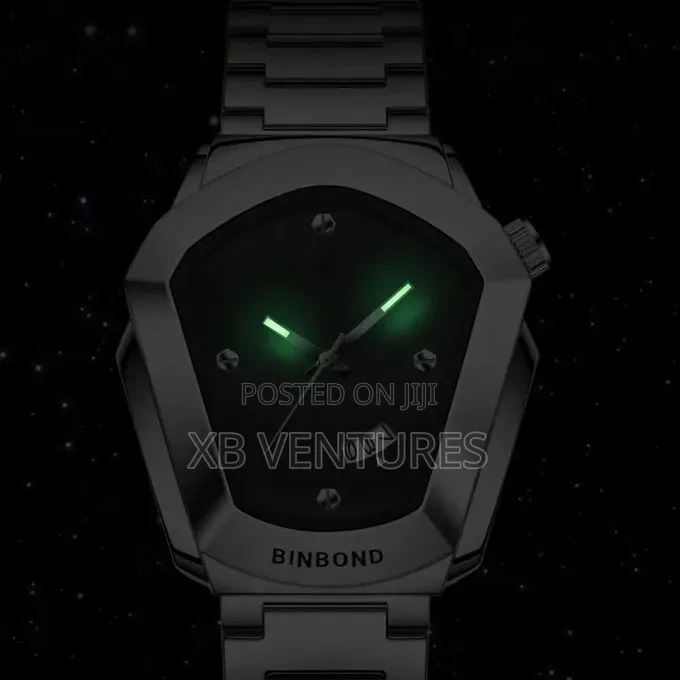 Luxury Luminous Waterproof Calendar Stainless Steel Strap - Silver