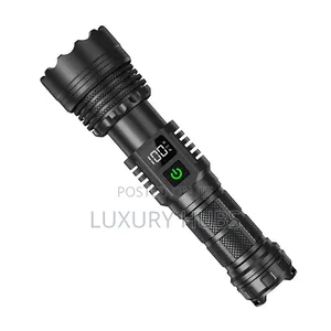 Rechargeable LED Flashlight | USB-C Fast Charging | Zoomable Torch