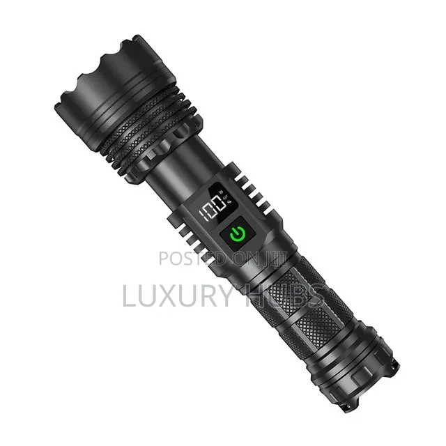 Rechargeable LED Flashlight | USB-C Fast Charging | Zoomable Torch