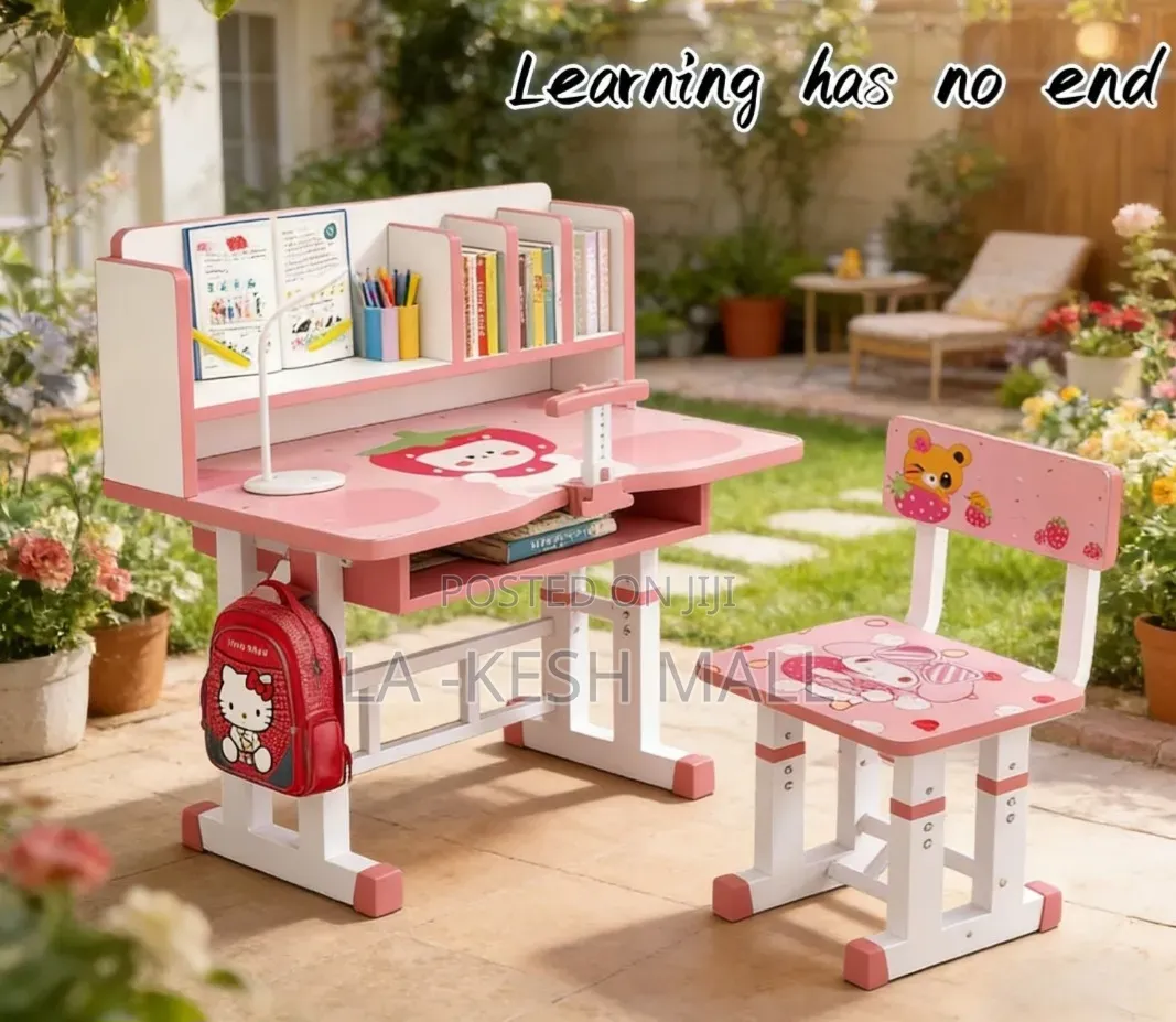 Kids Adjustable Study Desk and Chair