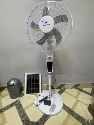 Rechargable Solar/Electrical Standing Fan