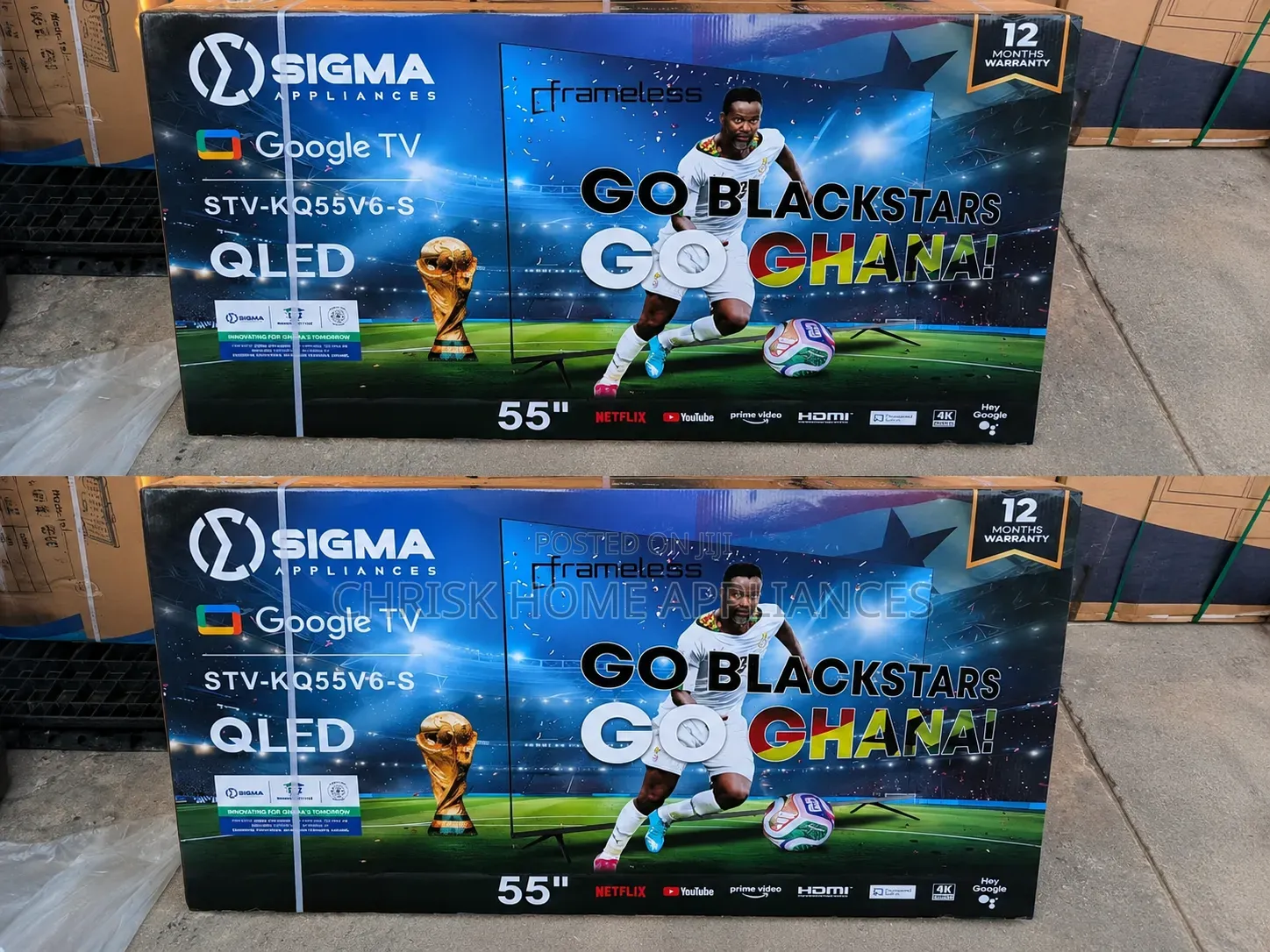 Sigma 55" Google TV Qled Uhd 