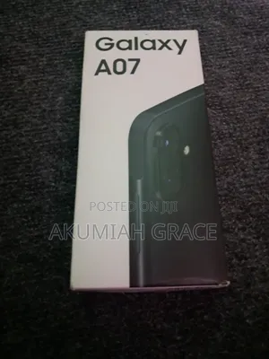 New Samsung Galaxy A07 4G 64 GB Black