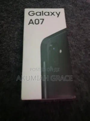 New Samsung Galaxy A07 4G 64 GB Black