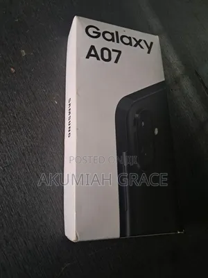 New Samsung Galaxy A07 4G 64 GB Black