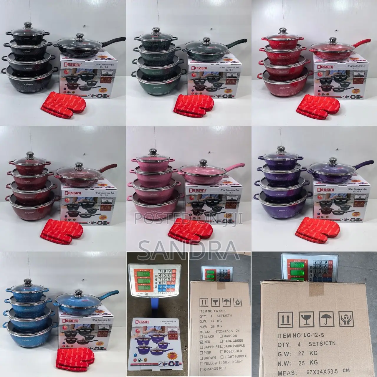 Dessini Non Stick Cookware Set