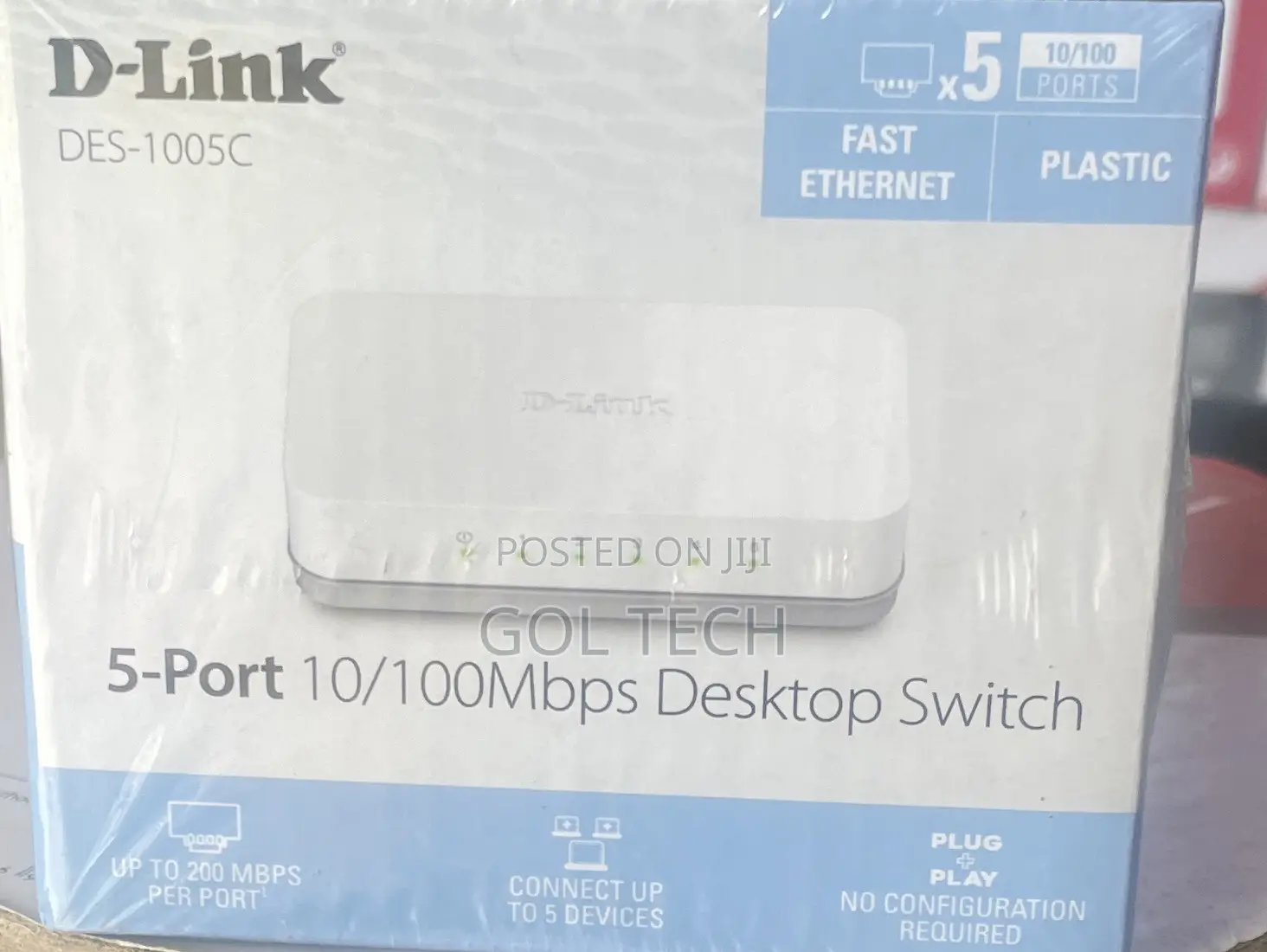 D-Link 5-Port 10/100Mbps Desktop Switch