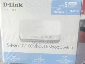 D-Link 5-Port 10/100Mbps Desktop Switch