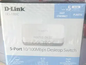 D-Link 5-Port 10/100Mbps Desktop Switch