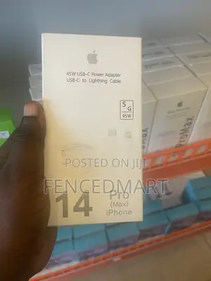 iPhone 45W USB-C Fast Charger With Lightning Cable