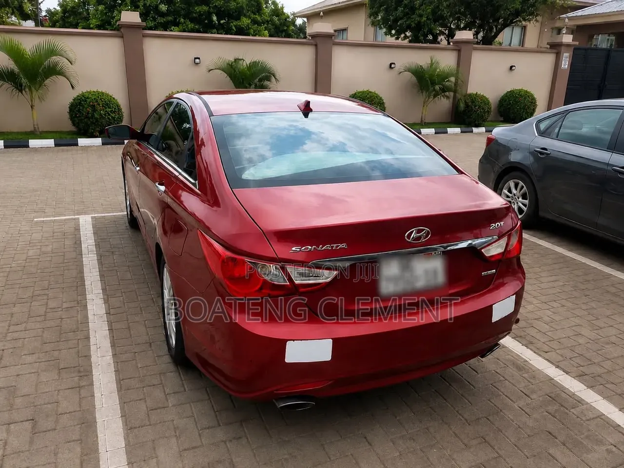 Hyundai Sonata Limited 2.0T Sedan (2.0L 4cyl 6A) 2011 Red