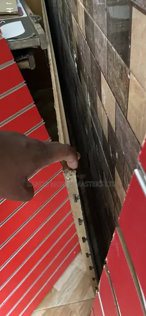 Heavy-Duty Slatwall Display Panel With Metal Hooks Shop Display Board