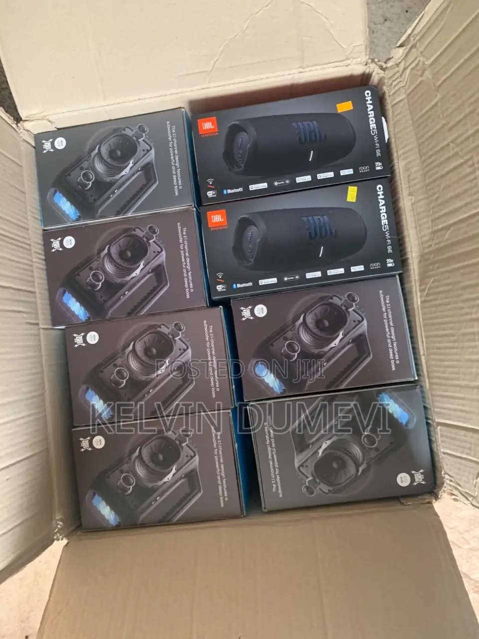 Original JBL CHARGE 5 and Sound Bars