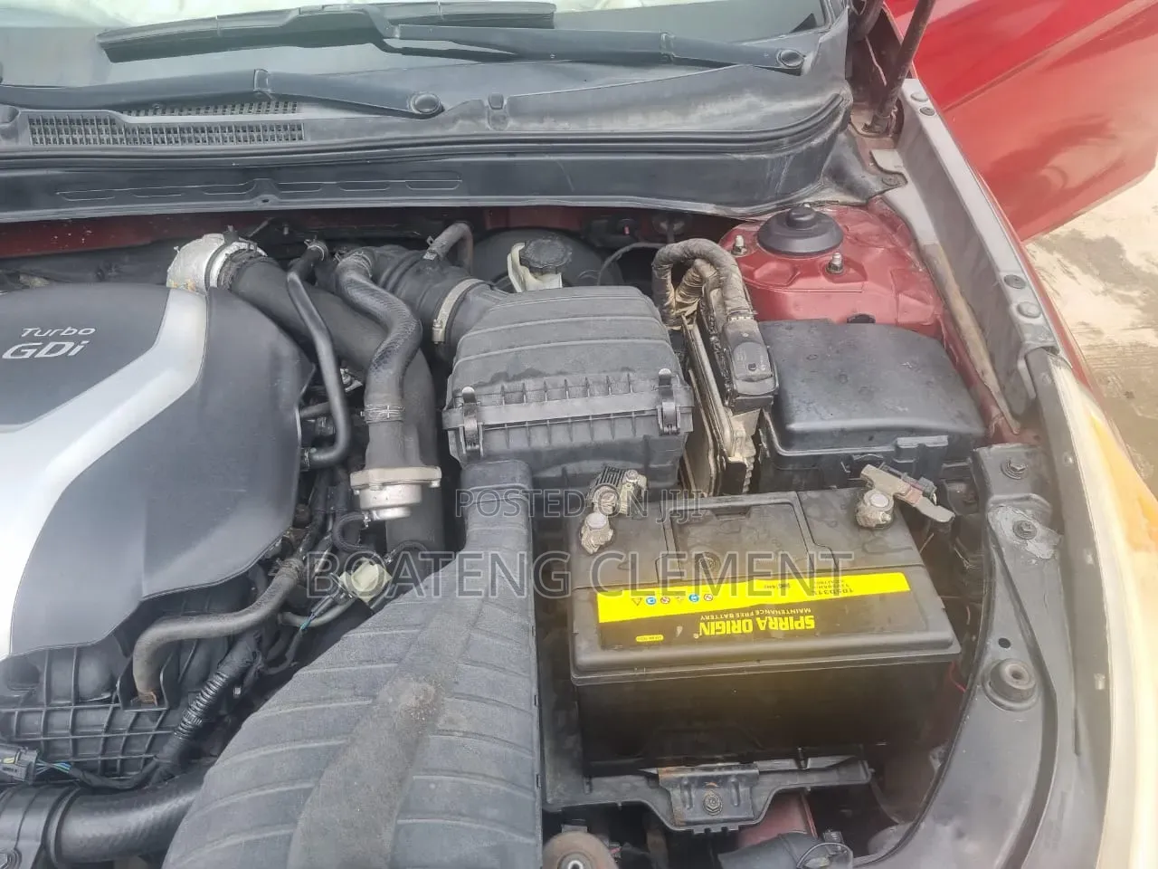 Hyundai Sonata Limited 2.0T Sedan (2.0L 4cyl 6A) 2011 Red