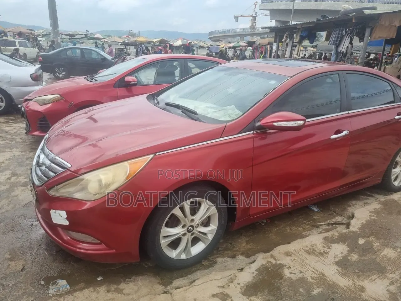 Hyundai Sonata Limited 2.0T Sedan (2.0L 4cyl 6A) 2011 Red
