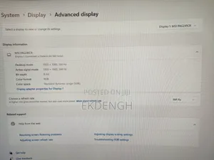 MSI PAG241CR Curved Gaming Monitor | 24" Full HD Display | 144Hz 1ms