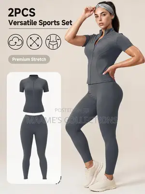 Yoga Suit 2pcs Sports Set Women Gym Wear